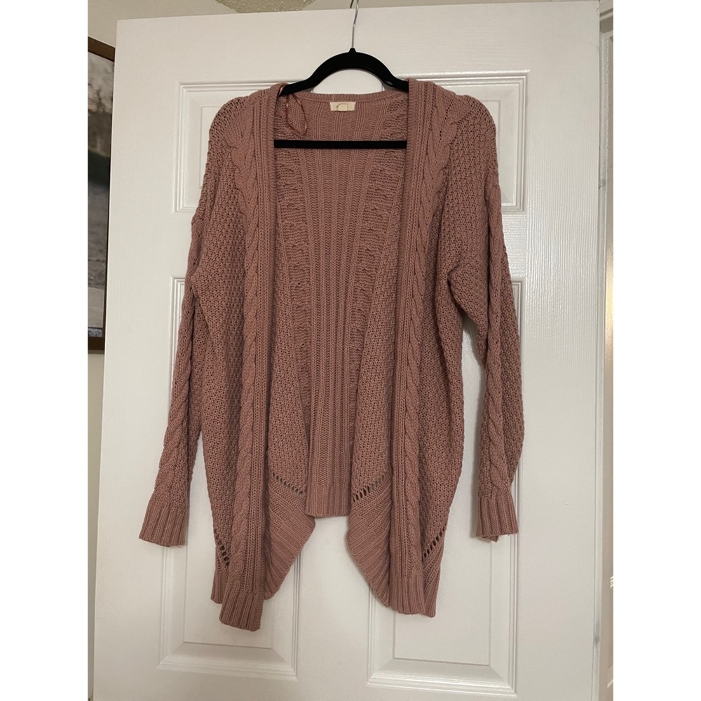Mauve cardigan